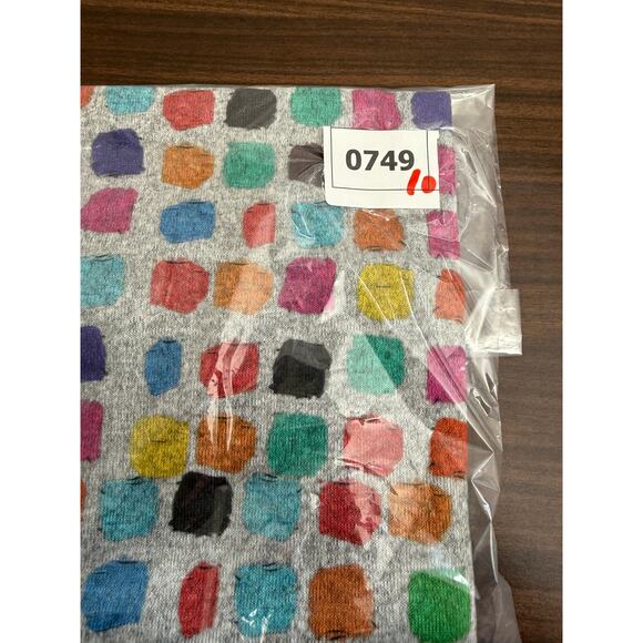 Et'Lois Wrap Cardigan One Size Womens Top Multicolor Rainbow Soft Knit USA Made - Picture 10 of 10